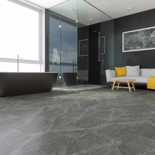 Кварцвиниловый SPC ламинат Fargo Stone Агат Маренго 68S455 600×300×4