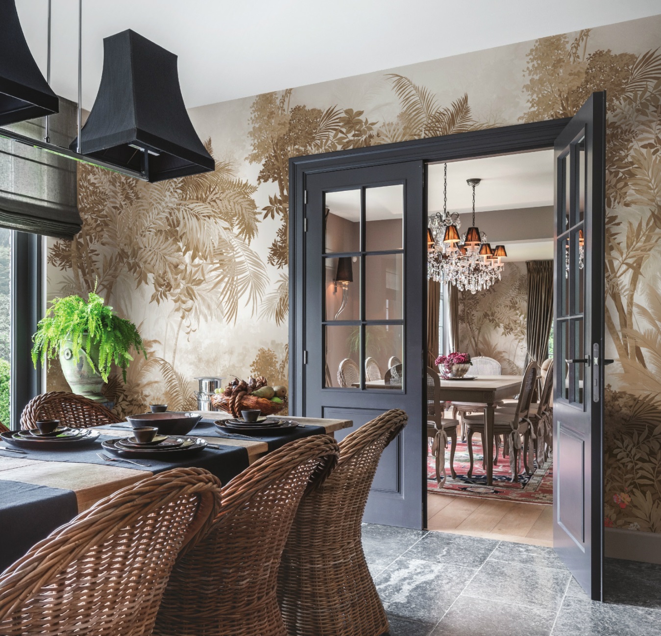 Панно Loymina Amazonia Botanic Ins10 001/2 фото в интерьере