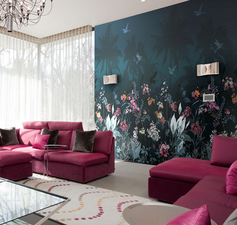 Панно Loymina Etude Tropical Meadow ETD2 011 фото в интерьере