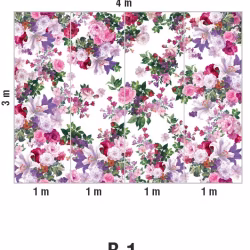 Панно Loymina Classic vol. II French bouquet V9 002 B1 3х4 м