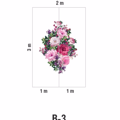 Панно Loymina Classic vol. II French bouquet V9 002 B3 3х2 м