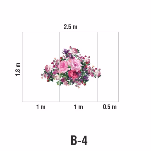 Панно Loymina Classic vol. II French bouquet V9 002 B4 1.8х2.5 м