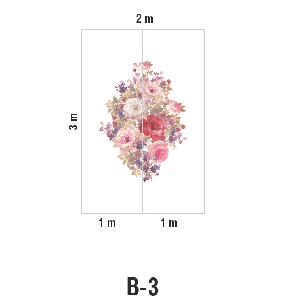 Панно Loymina Classic vol. II French bouquet V9 002/1 B3 3х2 м