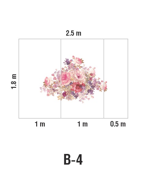 Панно Loymina Classic vol. II French bouquet V9 002/1 B4 1.8х2.5 м