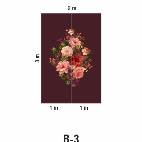 Панно Loymina Classic vol. II French bouquet V9 004 B3 3х2 м