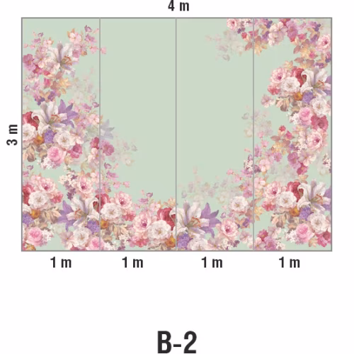 Панно Loymina Classic vol. II French bouquet V9 005 B2 3х4 м