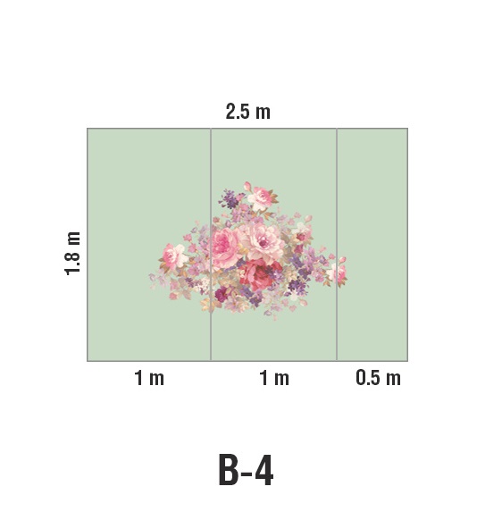 Панно Loymina Classic vol. II French bouquet V9 005 B4 1.8х2.5 м