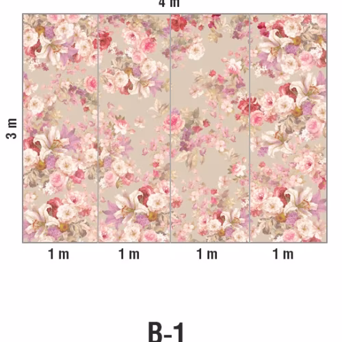 Панно Loymina Classic vol. II French bouquet V9 008 B1 3х4 м