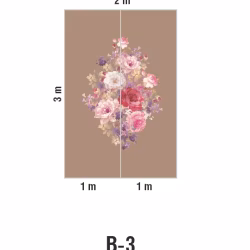 Панно Loymina Classic vol. II French bouquet V9 010 B3 3х2 м