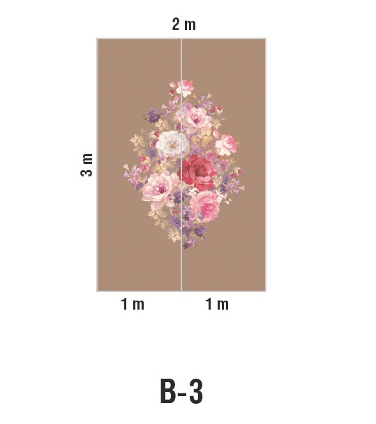 Панно Loymina Classic vol. II French bouquet V9 010 B3 3х2 м