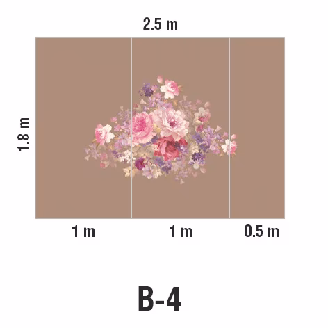 Панно Loymina Classic vol. II French bouquet V9 010 B4 1.8х2.5 м
