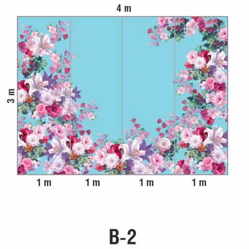 Панно Loymina Classic vol. II French bouquet V9 018 B2 3х4 м