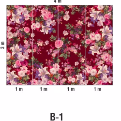 Панно Loymina Classic vol. II French bouquet V9 020 B1 3х4 м