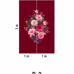 Панно Loymina Classic vol. II French bouquet V9 020 B3 3х2 м