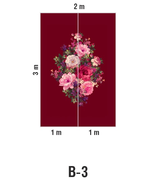 Панно Loymina Classic vol. II French bouquet V9 020 B3 3х2 м Панно Loymina Classic vol. II French bouquet V9 020 B3 3х2 м