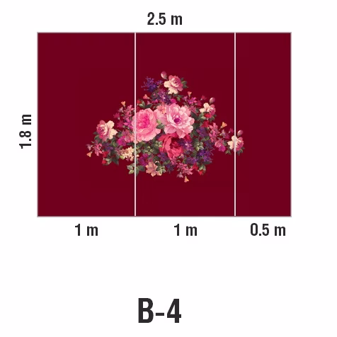 Панно Loymina Classic vol. II French bouquet V9 020 B4 1.8х2.5 м