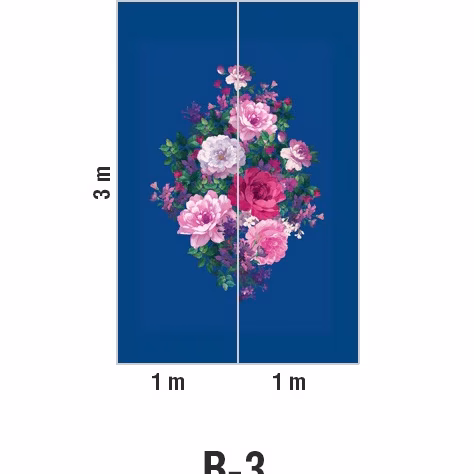 Панно Loymina Classic vol. II French bouquet V9 021 B3 3х2 м
