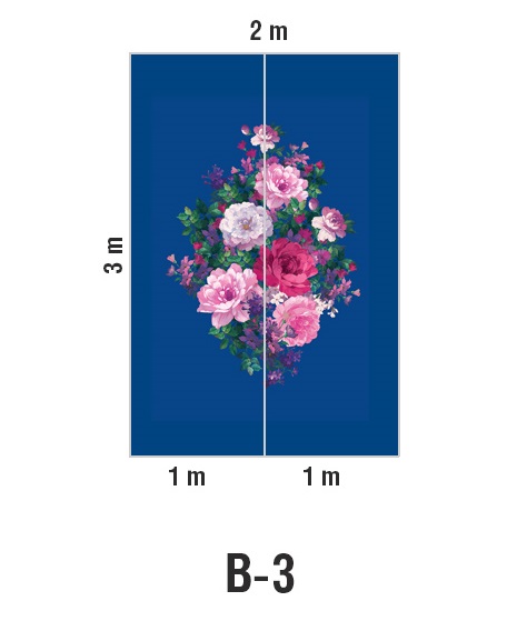Панно Loymina Classic vol. II French bouquet V9 021 B3 3х2 м Панно Loymina Classic vol. II French bouquet V9 021 B3 3х2 м