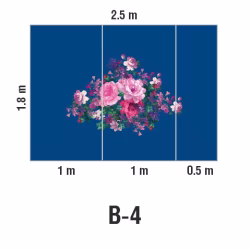 Панно Loymina Classic vol. II French bouquet V9 021 B4 1.8х2.5 м