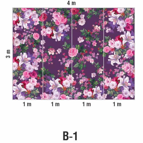 Панно Loymina Classic vol. II French bouquet V9 022 B1 3х4 м