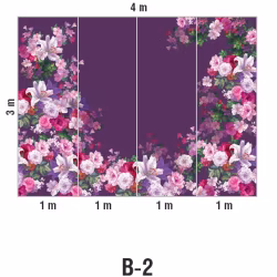 Панно Loymina Classic vol. II French bouquet V9 022 B2 3х4 м