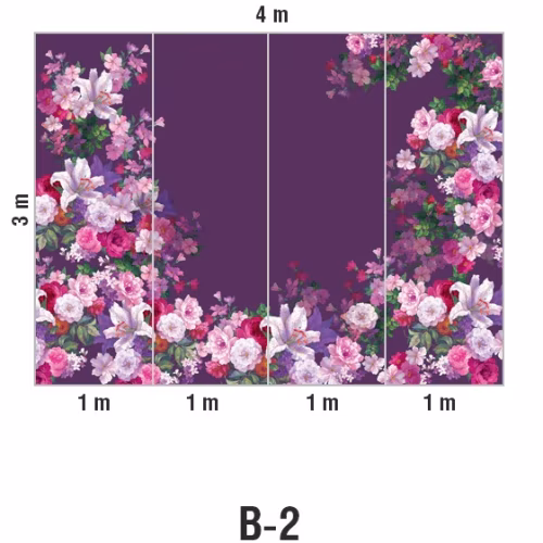 Панно Loymina Classic vol. II French bouquet V9 022 B2 3х4 м