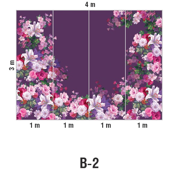 Панно Loymina Classic vol. II French bouquet V9 022 B2 3х4 м