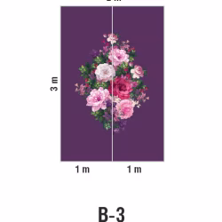Панно Loymina Classic vol. II French bouquet V9 022 B3 3х2 м