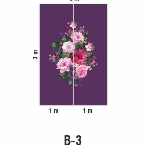 Панно Loymina Classic vol. II French bouquet V9 022 B3 3х2 м