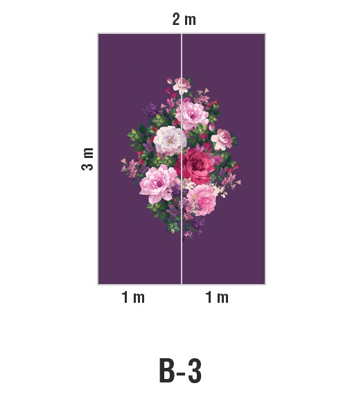 Панно Loymina Classic vol. II French bouquet V9 022 B3 3х2 м