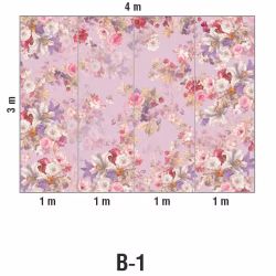 Панно Loymina Classic vol. II French bouquet V9 221 B1 3х4 м