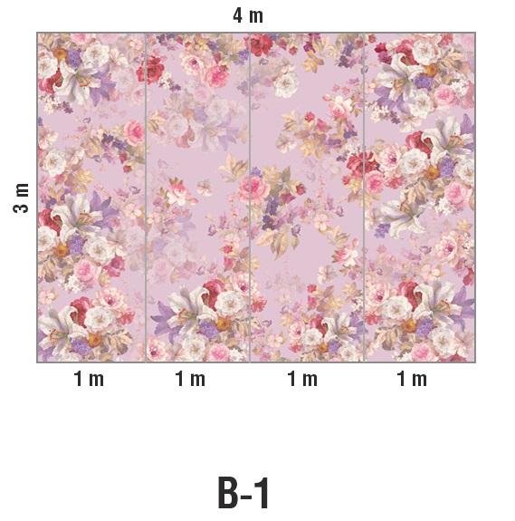 Панно Loymina Classic vol. II French bouquet V9 221 B1 3х4 м Панно Loymina Classic vol. II French bouquet V9 221 B1 3х4 м