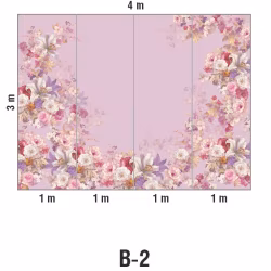 Панно Loymina Classic vol. II French bouquet V9 221 B2 3х4 м