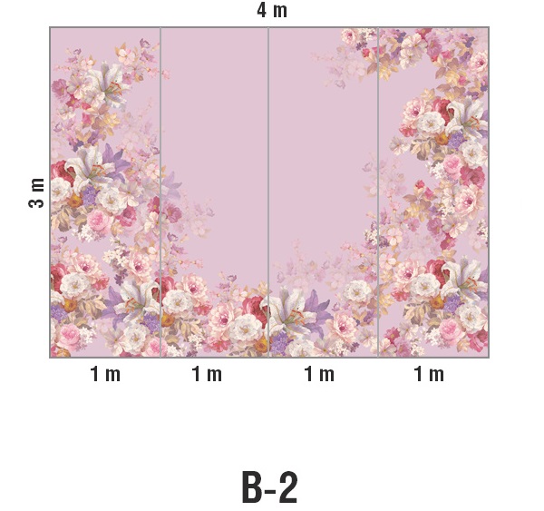 Панно Loymina Classic vol. II French bouquet V9 221 B2 3х4 м