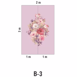 Панно Loymina Classic vol. II French bouquet V9 221 B3 3х2 м