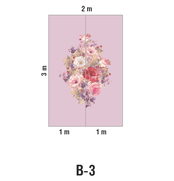 Панно Loymina Classic vol. II French bouquet V9 221 B3 3х2 м