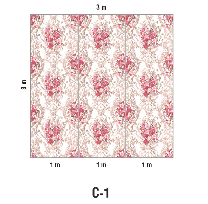 Панно Loymina Classic vol. II Medallion V10 002 C1 3х3 м