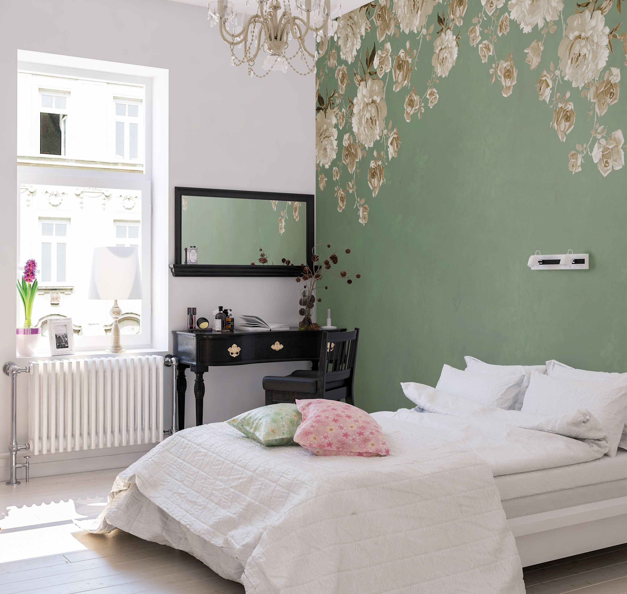 Панно Loymina Etude Blooming Garden ETD3 005/1 фото в интерьере