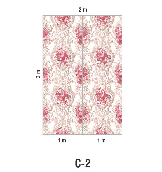 Панно Loymina Classic vol. II Medallion V10 002 C2 3х2 м