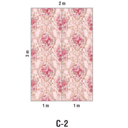 Панно Loymina Classic vol. II Medallion V10 002/1 C2 3х2 м