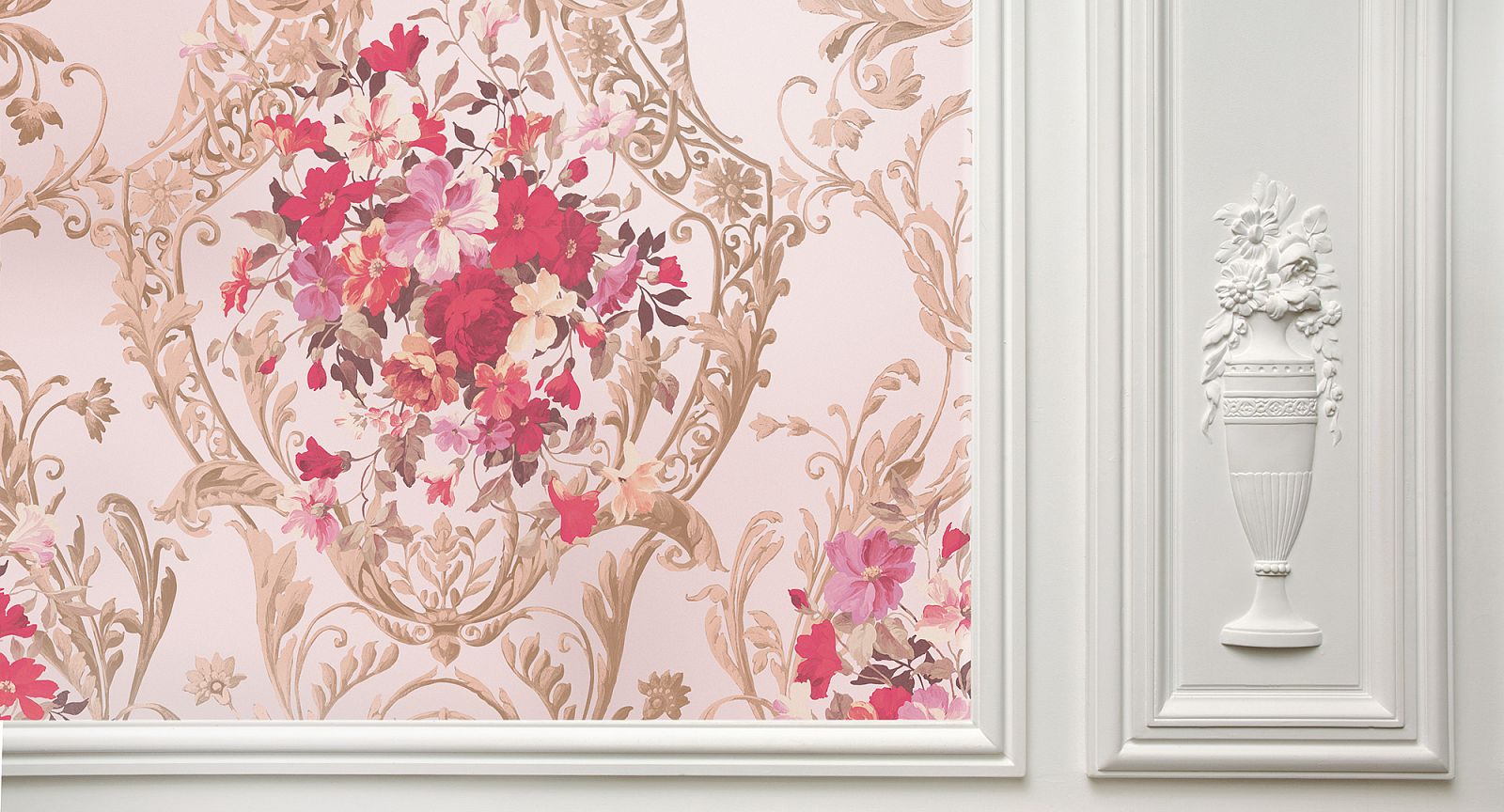 Панно Loymina Classic vol. II Medallion V10 002/1 C3 3х1 м фото в интерьере