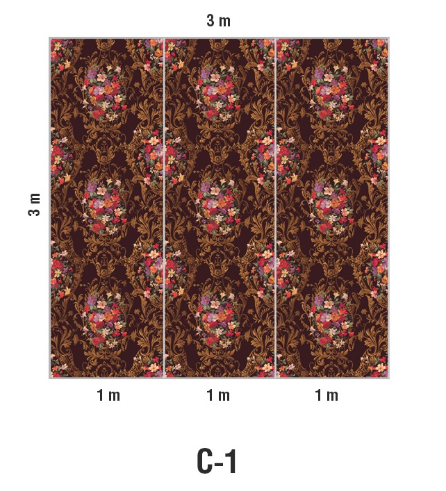 Панно Loymina Classic vol. II Medallion V10 004 C1 3х3 м