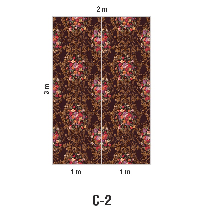 Панно Loymina Classic vol. II Medallion V10 004 C2 3х2 м