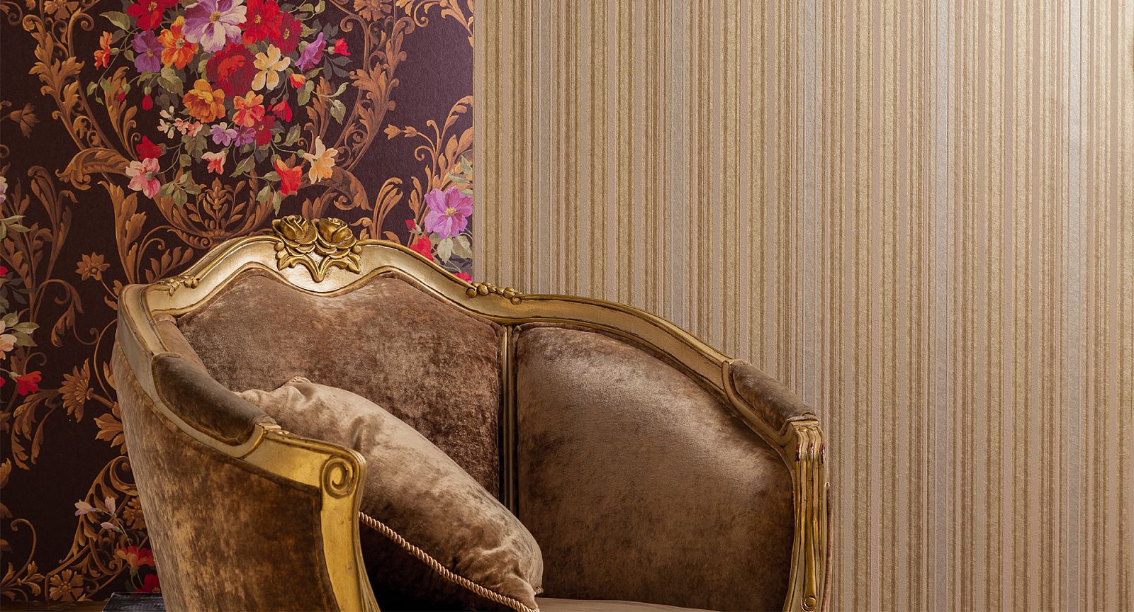 Панно Loymina Classic vol. II Medallion V10 004 C2 3х2 м фото в интерьере