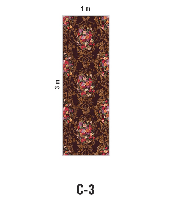 Панно Loymina Classic vol. II Medallion V10 004 C3 3х1 м