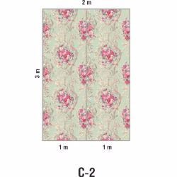 Панно Loymina Classic vol. II Medallion V10 005 C2 3х2 м