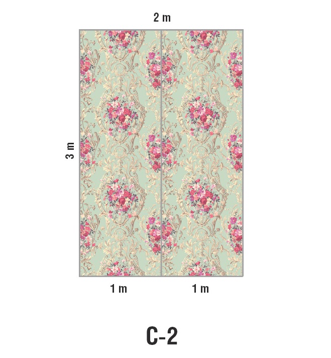 Панно Loymina Classic vol. II Medallion V10 005 C2 3х2 м