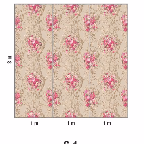 Панно Loymina Classic vol. II Medallion V10 008 C1 3х3 м
