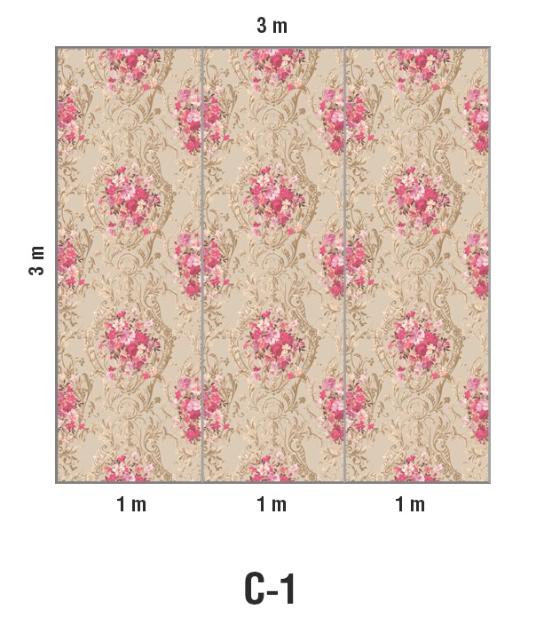 Панно Loymina Classic vol. II Medallion V10 008 C1 3х3 м