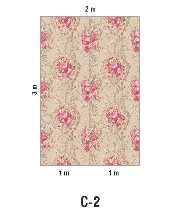 Панно Loymina Classic vol. II Medallion V10 008 C2 3х2 м